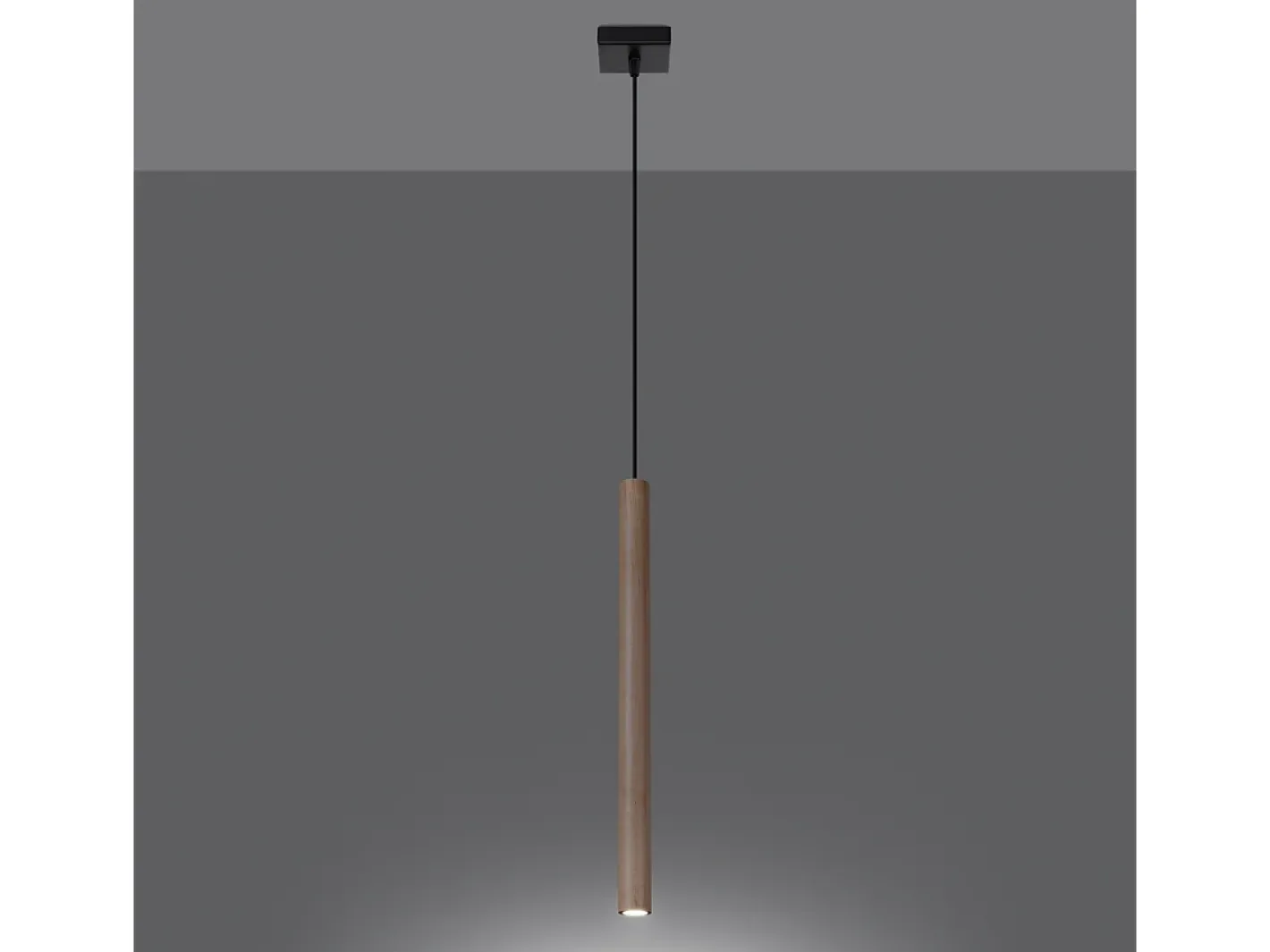 Sollux Lighting Lámparas colgantes Brill moderno de acero/madera - 1 fuentes luminosas 4000K - L.8 x A.120 cm - madera Color natural claro Discount
