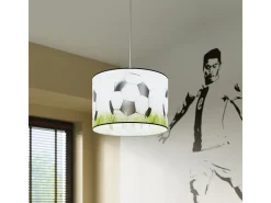 Best Sollux Lighting Lámparas colgantes Calcio c moderno de CLORURO DE POLIVINILO - 1 fuentes luminosas 3000K - L.30 x A.82 cm - blanco//verde Negro