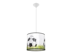 Best Sollux Lighting Lámparas colgantes Calcio c moderno de CLORURO DE POLIVINILO - 1 fuentes luminosas 3000K - L.30 x A.82 cm - blanco//verde Negro