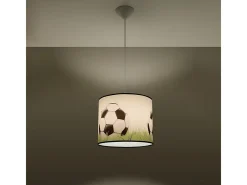 Online Sollux Lighting Lámparas colgantes Calcio c moderno de CLORURO DE POLIVINILO - 1 fuentes luminosas 4000K - L.30 x A.82 cm - blanco//verde Negro