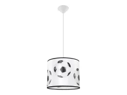 Sollux Lighting Lámparas colgantes Calcio a moderno de CLORURO DE POLIVINILO - 1 fuentes luminosas 4000K - L.30 x A.82 cm - negro Blanco Sale