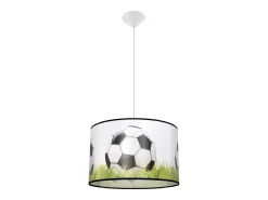 Sollux Lighting Lámparas colgantes Calcio c moderno de CLORURO DE POLIVINILO - 1 fuentes luminosas 3000K - L.40 x A.82 cm - blanco//verde Negro Outlet