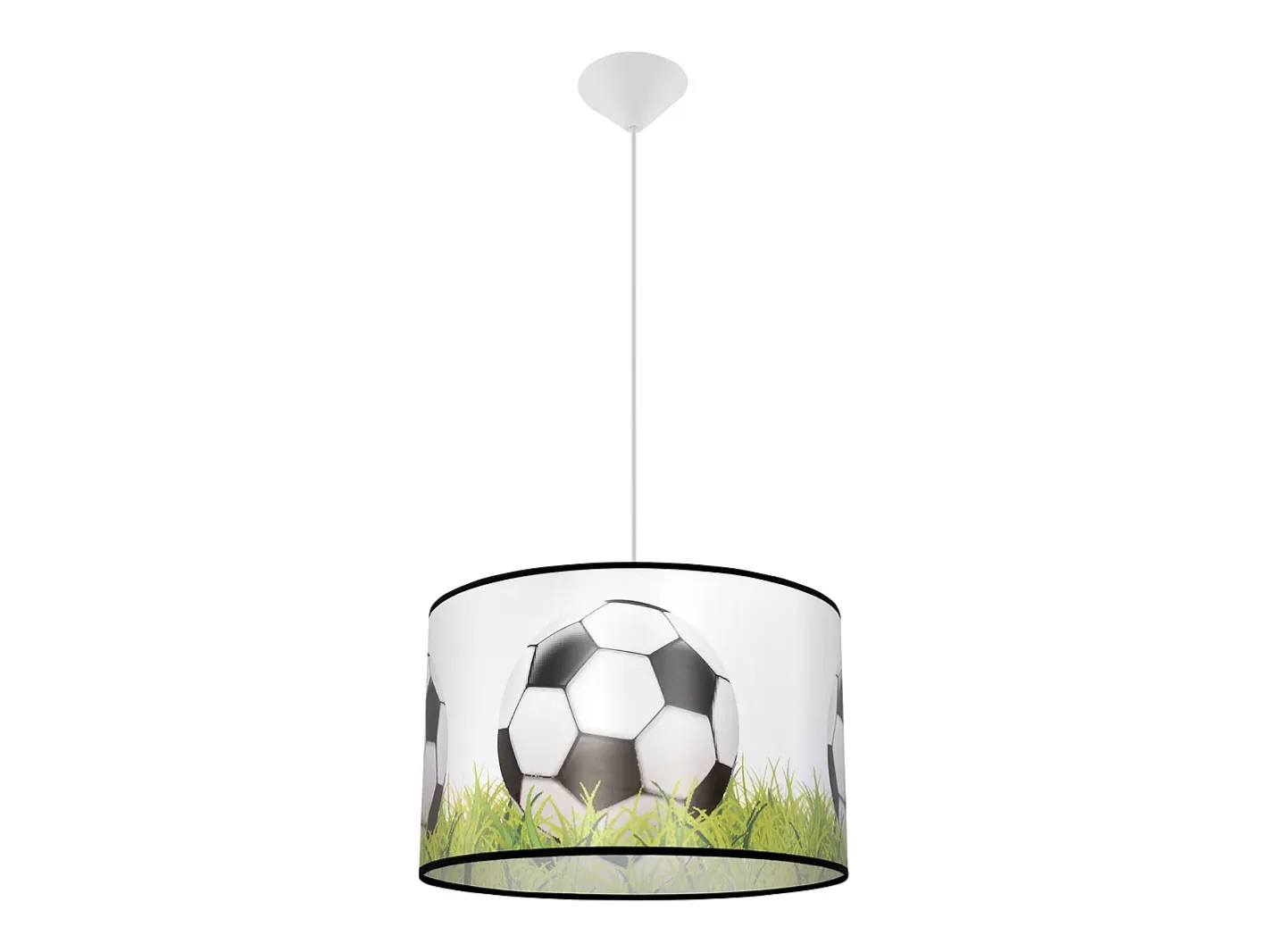 Sollux Lighting Lámparas colgantes Calcio c moderno de CLORURO DE POLIVINILO - 1 fuentes luminosas 3000K - L.40 x A.82 cm - blanco//verde Negro Outlet