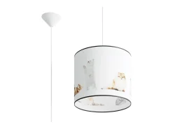 Sollux Lighting Lámparas colgantes Chat moderno de CLORURO DE POLIVINILO - 1 fuentes luminosas 4000K - L.30 x A.95 cm - Multicolor Sale