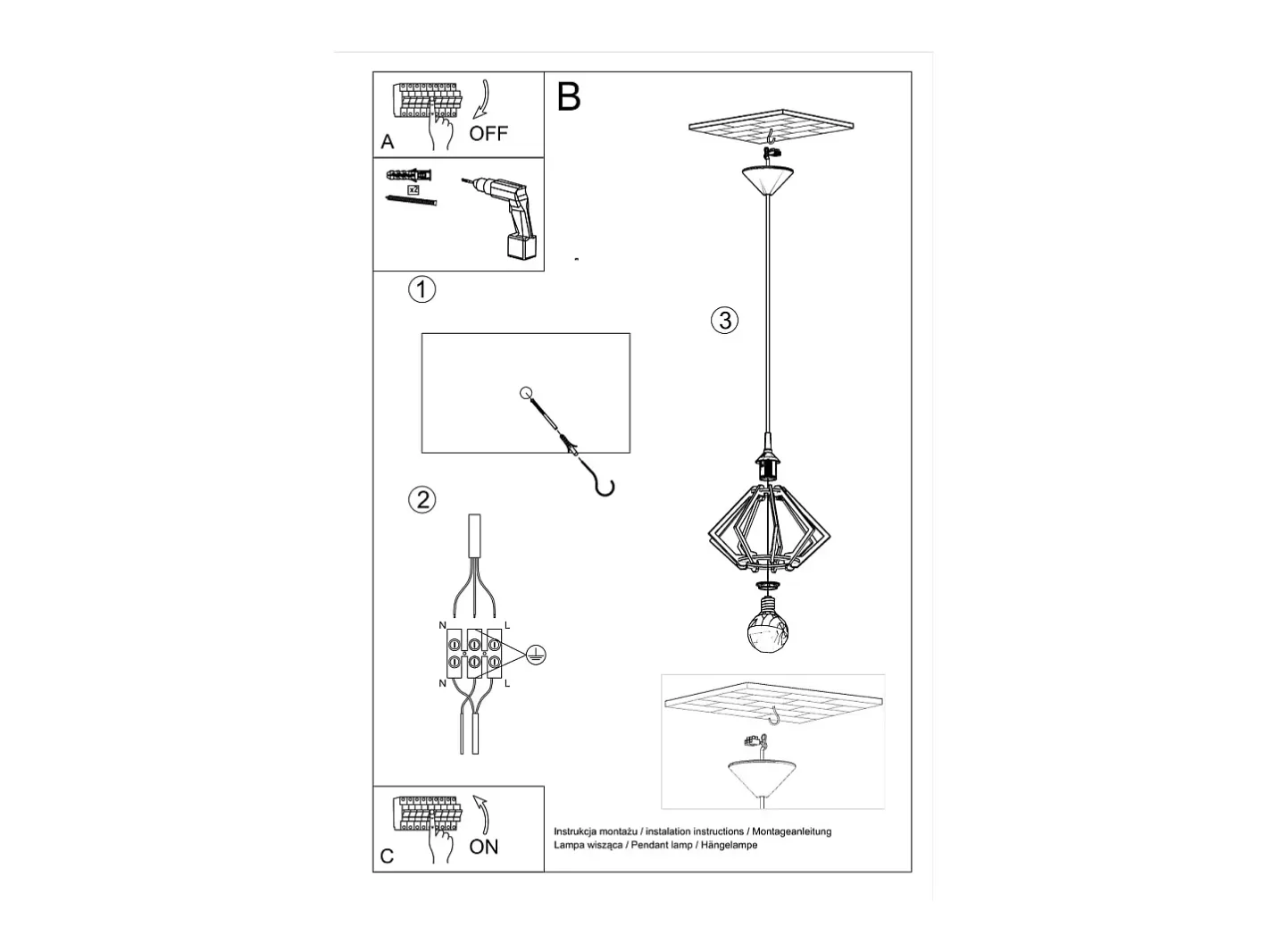 Sollux Lighting Lámpara Suspendida-Lámparas colgantes Citrubloom escandinavo de madera - 1 fuentes luminosas 3000K - L.27,5 x A.90 cm - madera natural Color natural claro