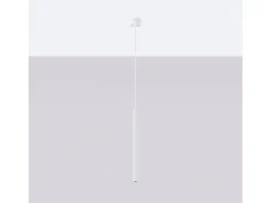 Sollux Lighting Lámparas colgantes Elara moderno de acero - 1 fuentes luminosas 3000K - L.8 x A.120 cm - Blanco Sale