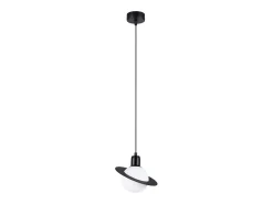 Sollux Lighting Lámparas colgantes Gloxo moderno de acero - 1 fuentes luminosas 4000K - L.20 x A.125 cm - Negro Sale