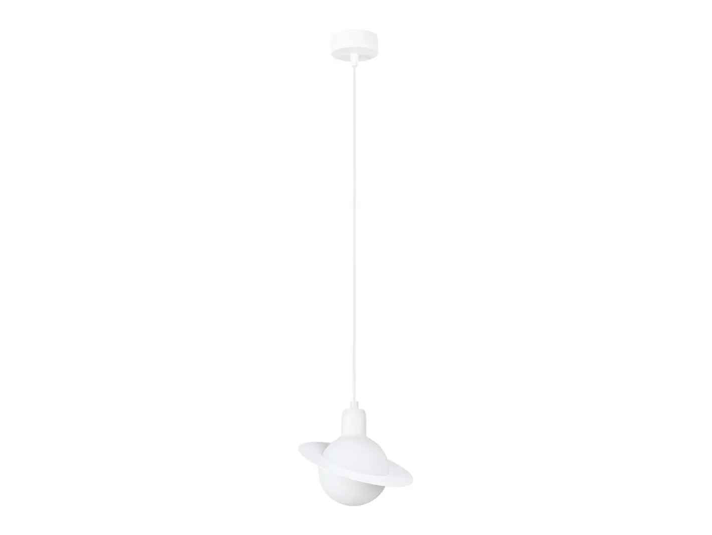 Sale Sollux Lighting Lámparas colgantes Gloxo moderno de acero - 1 fuentes luminosas 4000K - L.20 x A.125 cm - Blanco