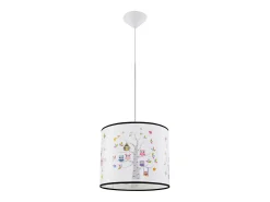 Sollux Lighting Lámparas colgantes Gufo moderno de CLORURO DE POLIVINILO - 1 fuentes luminosas 4000K - L.30 x A.82 cm - Multicolor Clearance
