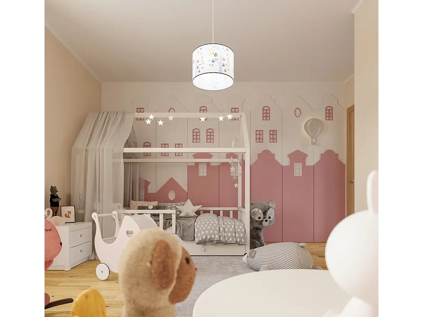 Outlet Sollux Lighting Lámparas colgantes Gufo moderno de CLORURO DE POLIVINILO - 1 fuentes luminosas 4000K - L.40 x A.82 cm - Multicolor