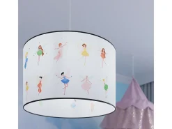 New Sollux Lighting Lámparas colgantes Hada moderno de CLORURO DE POLIVINILO - 1 fuentes luminosas 3000K - L.40 x A.95 cm - Multicolor