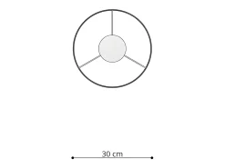 Sollux Lighting Lámparas Colgantes Koty Moderno De Cloruro De Polivinilo - 1 Fuentes Luminosas - L.30 X A.95 Cm - Multicolor Blanco / Multicolor Online