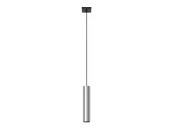 Sollux Lighting Lámparas Colgantes Lagos Moderno De Acero - 1 Fuentes Luminosas - L.8 X A.100 Cm - Cromo Gris Best
