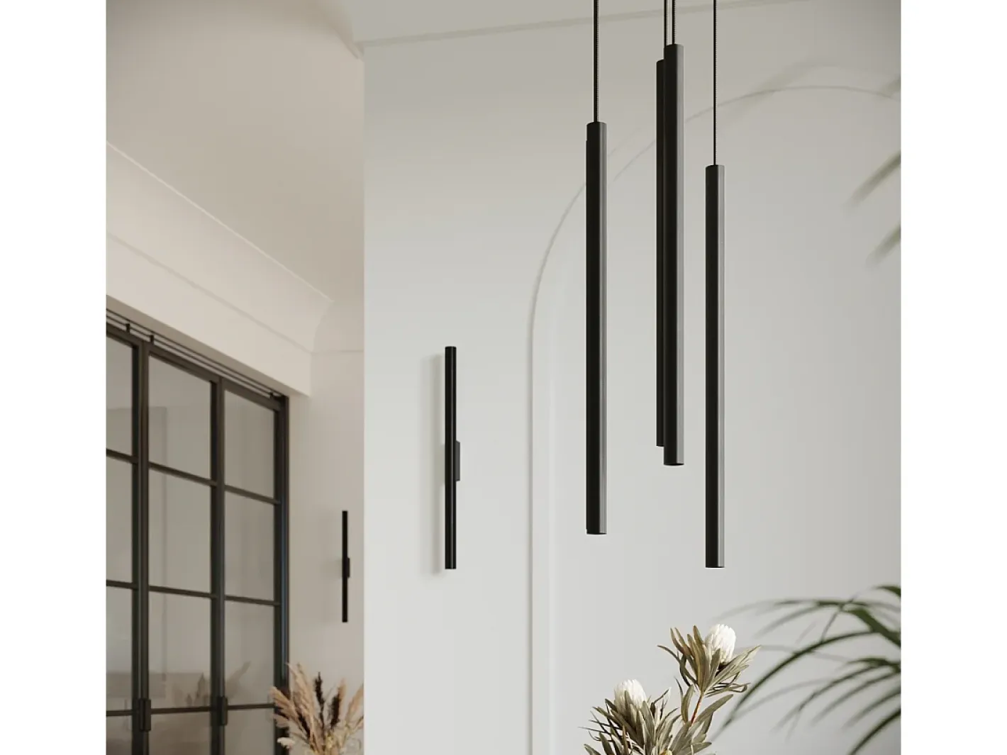 Sale Sollux Lighting Lámparas Colgantes Pastelo Moderno De Acero - 2 Fuentes Luminosas - L.15 X A.118 Cm - Negro