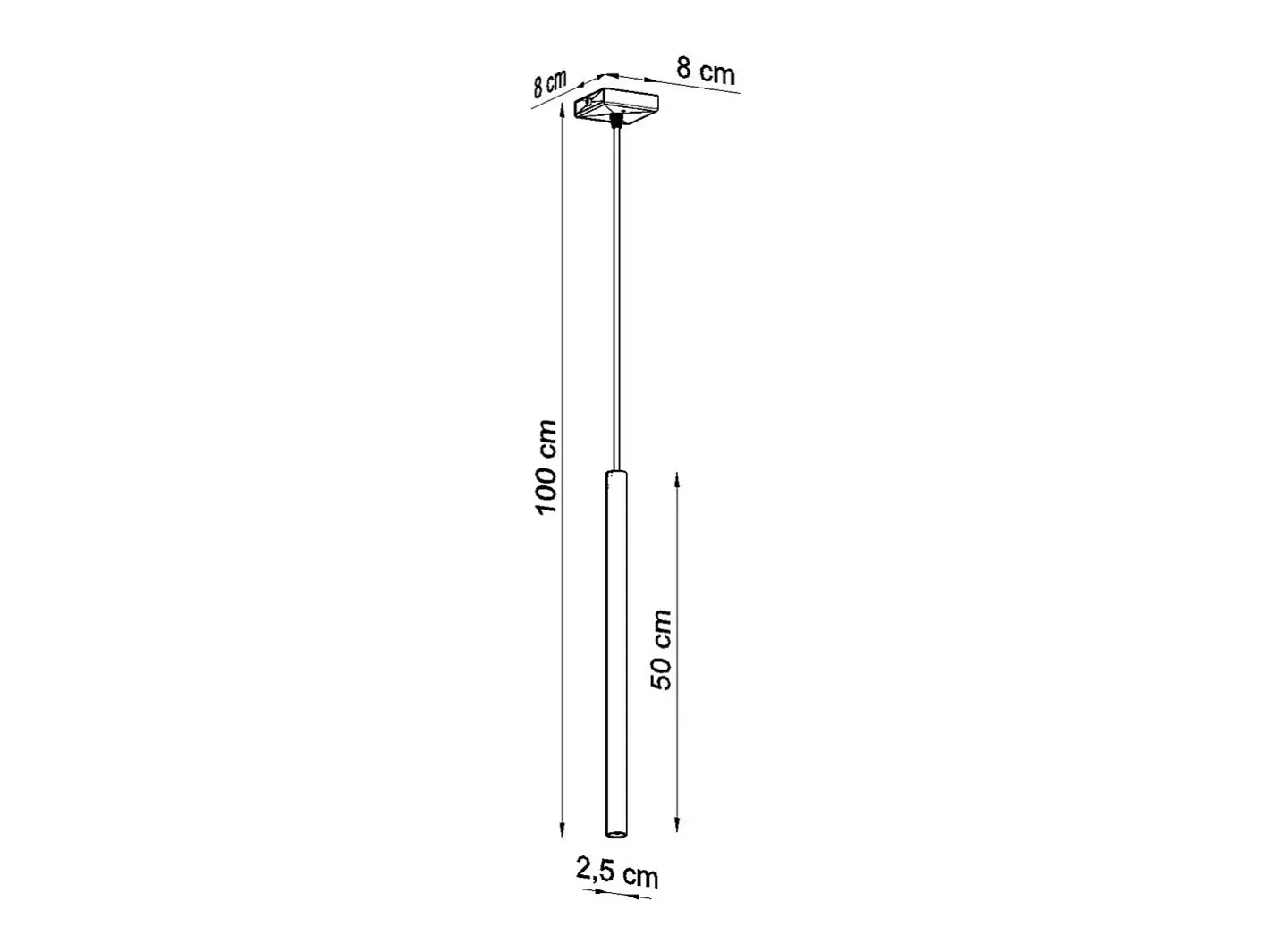 Hot Sollux Lighting Lámparas Colgantes Pastelo Moderno De Concreto - 1 Fuentes Luminosas - L.8 X A.120 Cm - Gris