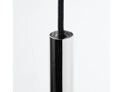 Sollux Lighting Lámparas Colgantes Pastelo Moderno De Acero - 1 Fuentes Luminosas - L.8 X A.100 Cm - Cromo Gris Clearance