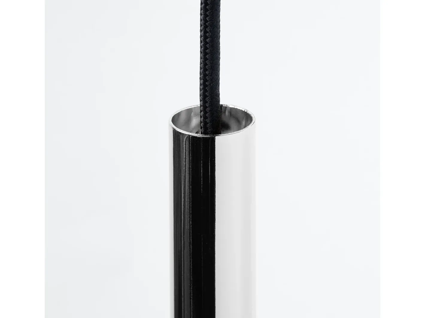 Sollux Lighting Lámparas Colgantes Pastelo Moderno De Acero - 1 Fuentes Luminosas - L.8 X A.100 Cm - Cromo Gris Clearance