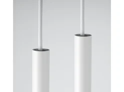 Best Sollux Lighting Lámparas Colgantes Pastelo Moderno De Acero - 2 Fuentes Luminosas - L.15 X A.118 Cm - Blanco