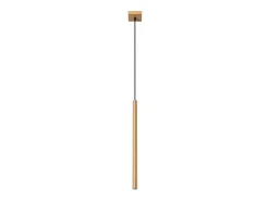 Online Sollux Lighting Lámparas Colgantes Pastelo Moderno De Acero - 1 Fuentes Luminosas - L.3,5 X A.115 Cm - Dorado
