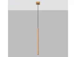 Online Sollux Lighting Lámparas Colgantes Pastelo Moderno De Acero - 1 Fuentes Luminosas - L.3,5 X A.115 Cm - Dorado