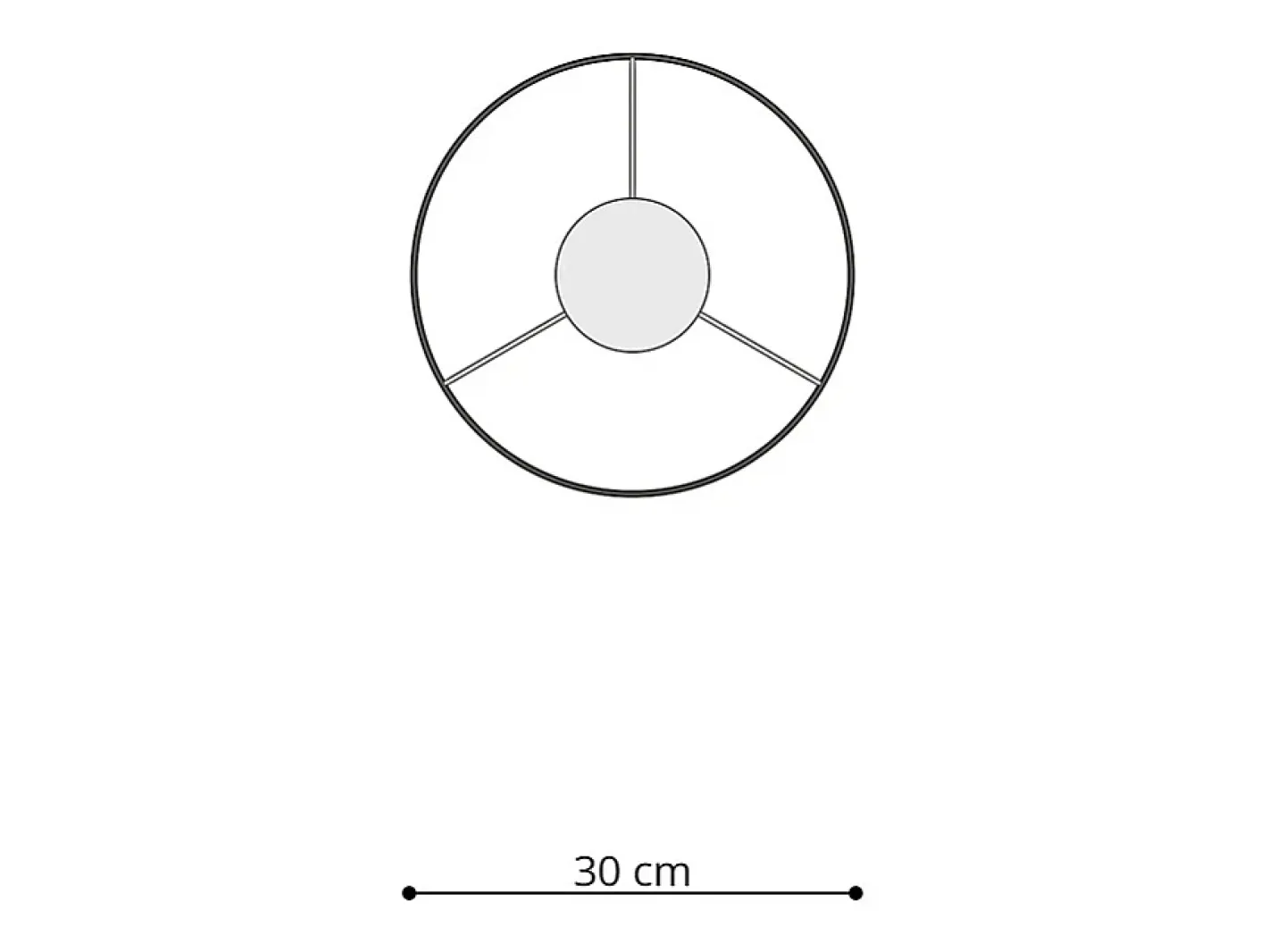 Sollux Lighting Lámparas colgantes Prinesa moderno de CLORURO DE POLIVINILO - 1 fuentes luminosas 4000K - L.30 x A.95 cm - Multicolor Clearance