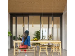 Sale Sollux Lighting Lámparas colgantes Ravo escandinavo de madera - 3 fuentes luminosas 3000K - L.20 x A.120 cm - madera natural Color natural claro