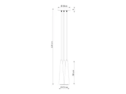 Sollux Lighting Lámparas colgantes Ravo escandinavo de madera - 3 fuentes luminosas 4000K - L.20 x A.120 cm - madera natural Color natural claro Best