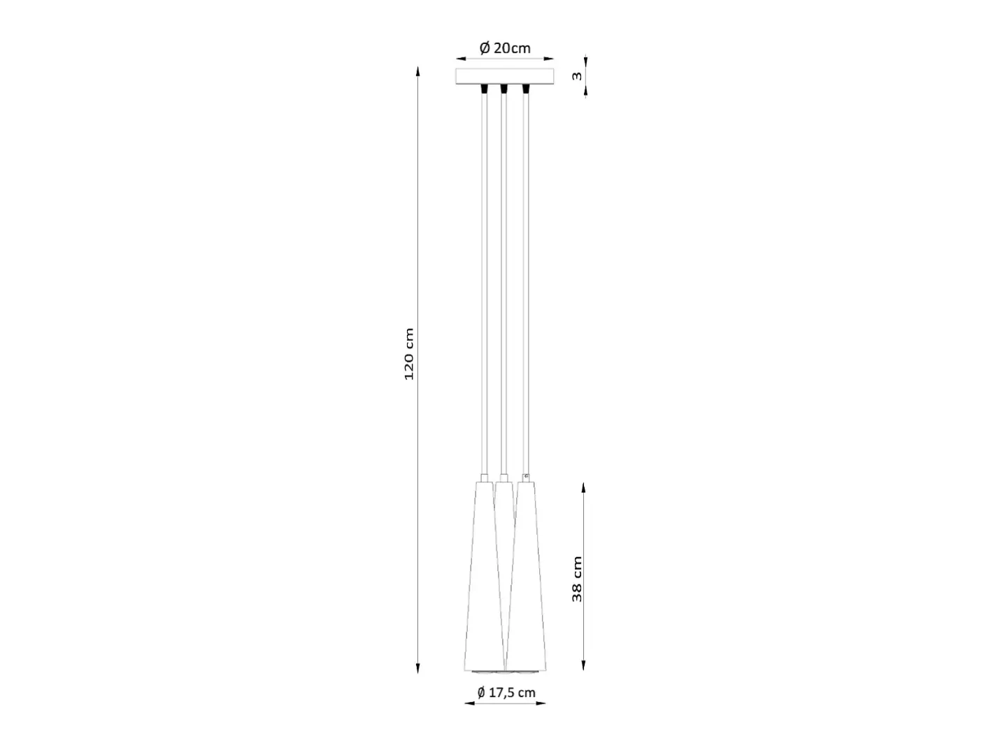 Sollux Lighting Lámparas colgantes Ravo escandinavo de madera - 3 fuentes luminosas 4000K - L.20 x A.120 cm - madera natural Color natural claro Best