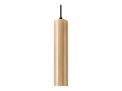 Discount Sollux Lighting Lámparas colgantes Silno escandinavo de madera - 1 fuentes luminosas 3000K - L.8 x A.105 cm - madera natural Color natural claro