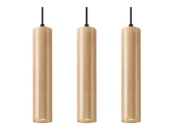 Clearance Sollux Lighting Lámparas colgantes Silno escandinavo de madera - 3 fuentes luminosas 3000K - L.45 x A.90 cm - madera natural Color natural claro