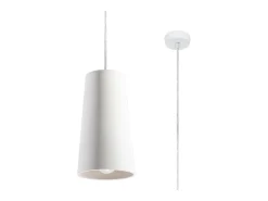 Sollux Lighting Lámparas colgantes Speim moderno de cerámica - 1 fuentes luminosas 4000K - L.16 x A.128 cm - Blanco Online
