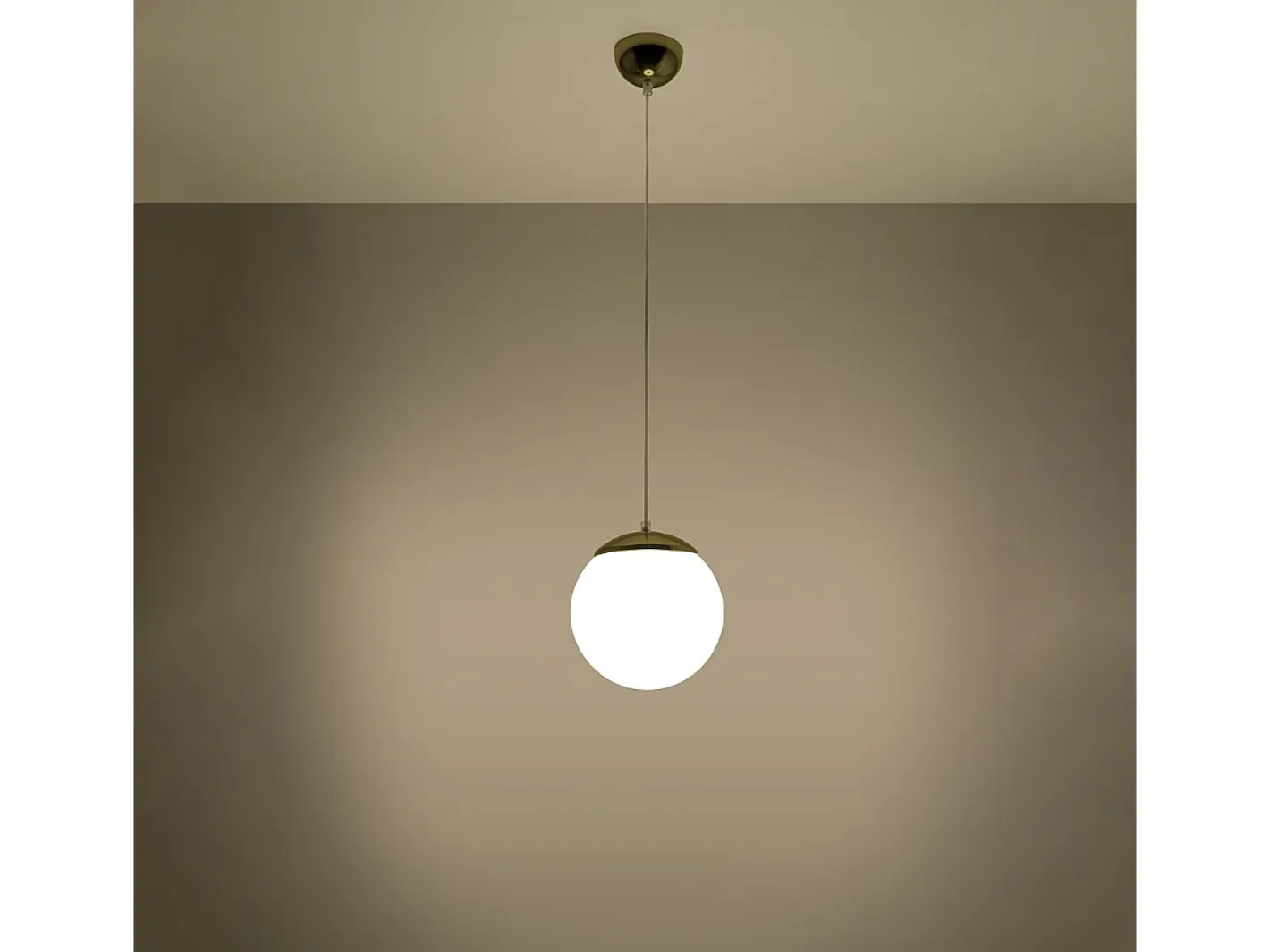 Sollux Lighting Lámparas colgantes Stera minimalista de acero/vidrio - 1 fuentes luminosas 4000K - L.20 x A.110 cm - Oro Blanco Sale
