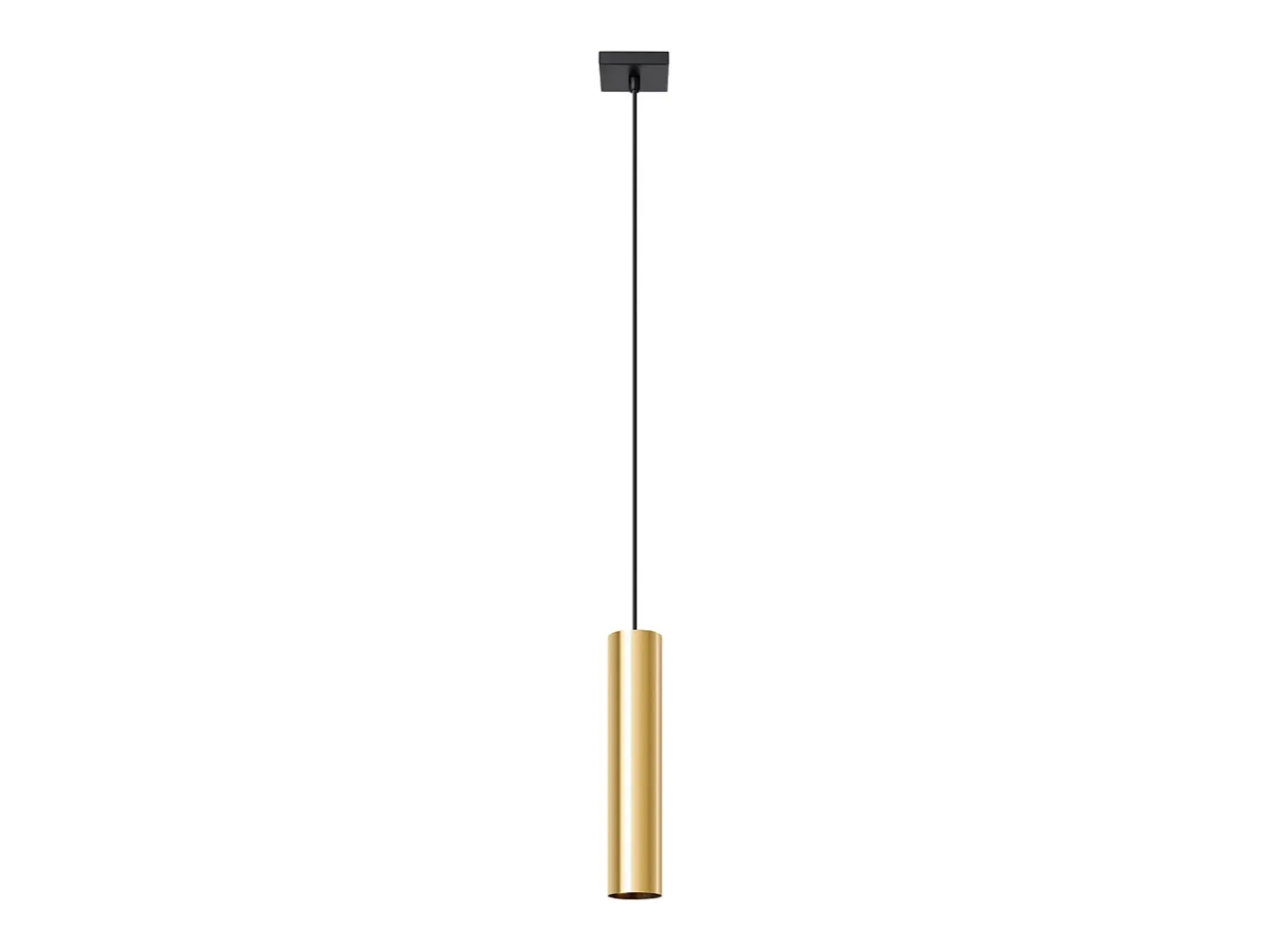 Sollux Lighting Lámparas colgantes Toris moderno de acero - 1 fuentes luminosas 3000K - L.8 x A.100 cm - brillo Dorado Discount