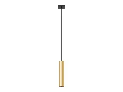 Sollux Lighting Lámpara Suspendida-Lámparas colgantes Toris moderno de acero - 1 fuentes luminosas 4000K - L.8 x A.100 cm - brillo Dorado