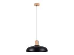Sollux Lighting Lámparas colgantes Velture escandinavo de acero - 1 fuentes luminosas 3000K - L.38 x A.120 cm - Negro Online