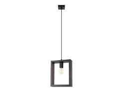 Sollux Lighting Lámparas colgantes Zodiara escandinavo de acero/madera - 1 fuentes luminosas 3000K - L.24 x A.133 cm - wengué Beige Best