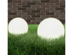 Discount Lámparas de bola LED 4 unidades esféricas PMMA 30 cm ES234510 Blanco