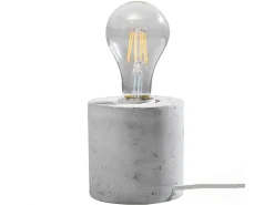 Sollux Lighting Lámparas de escritorio Nalvado industrial de concreto - 1 fuentes luminosas 3000K - L.10 x A.10 cm - Gris Discount