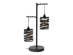 Discount Kawola Lámparas de mesa - metal - ALMAS Negro