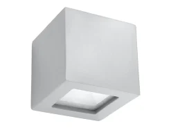 Sollux Lighting Lámparas de pared Astra moderno de cerámica/vidrio - 1 fuentes luminosas 4000K - L.14 x A.14 cm - Gris Clearance
