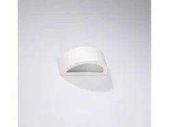 Sollux Lighting Aplique Para Pared-Lámparas De Pared Atena Moderno De Cerámica - 1 Fuentes Luminosas - L.20 X A.10 Cm - Blanco