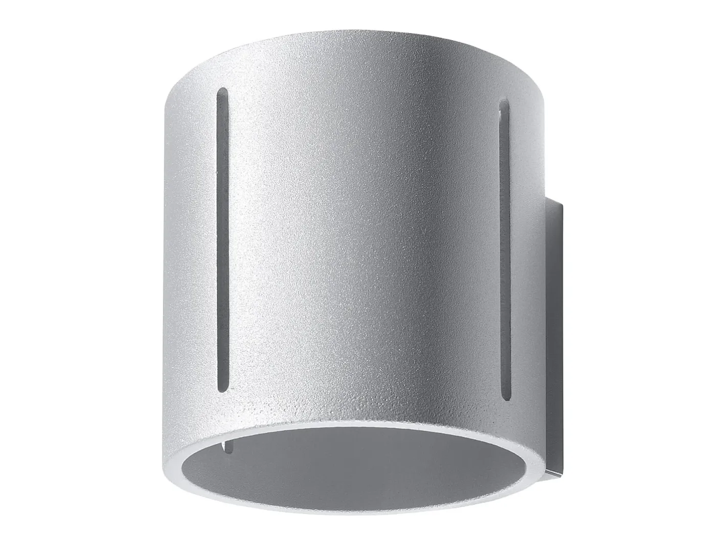 Sollux Lighting Lámparas de pared Brich moderno de aluminio - 1 fuentes luminosas 3000K - L.10 x A.10 cm - Gris Sale