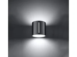 Sollux Lighting Lámparas de pared Brich moderno de aluminio - 1 fuentes luminosas 3000K - L.10 x A.10 cm - Gris Sale
