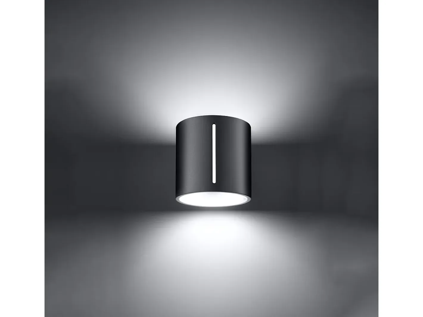Sollux Lighting Lámparas de pared Brich moderno de aluminio - 1 fuentes luminosas 3000K - L.10 x A.10 cm - Gris Sale
