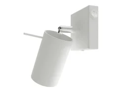 Online Sollux Lighting Lámparas de pared Briix moderno de acero - 1 fuentes luminosas 4000K - L.8 x A.16 cm - Blanco