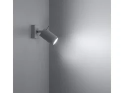 Online Sollux Lighting Lámparas de pared Briix moderno de acero - 1 fuentes luminosas 4000K - L.8 x A.16 cm - Blanco
