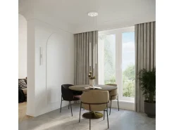 Sollux Lighting Aplique Para Pared-Lámparas de pared Brill moderno de acero - 2 fuentes luminosas 3000K - L.2,5 x A.50 cm - Blanco