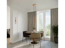 Sollux Lighting Lámparas de pared Brill moderno de acero - 2 fuentes luminosas 3000K - L.2,5 x A.50 cm - Dorado Sale