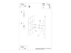 Sollux Lighting Lámparas de pared Brill moderno de acero - 2 fuentes luminosas 3000K - L.2,5 x A.50 cm - Dorado Sale