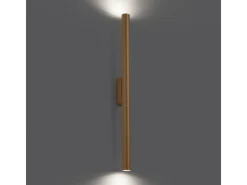 Sollux Lighting Aplique Para Pared-Lámparas de pared Brill moderno de acero - 2 fuentes luminosas 4000K - L.2,5 x A.50 cm - Dorado